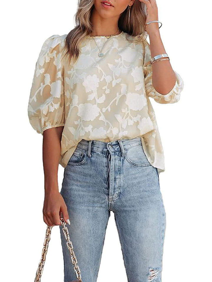 Ladies embroidered flower jacket Lune London