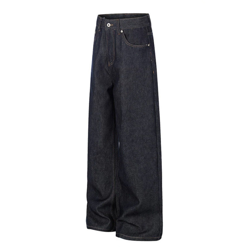 Women's High-Waisted Wide-Leg Jeans made of raw denim with Palazzo cut Amarae