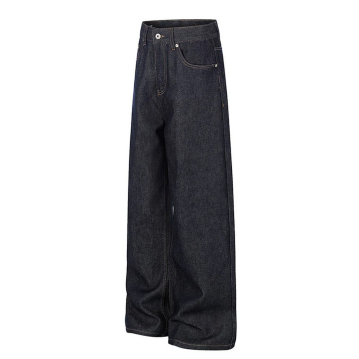 Women's High-Waisted Wide-Leg Jeans made of raw denim with Palazzo cut Amarae