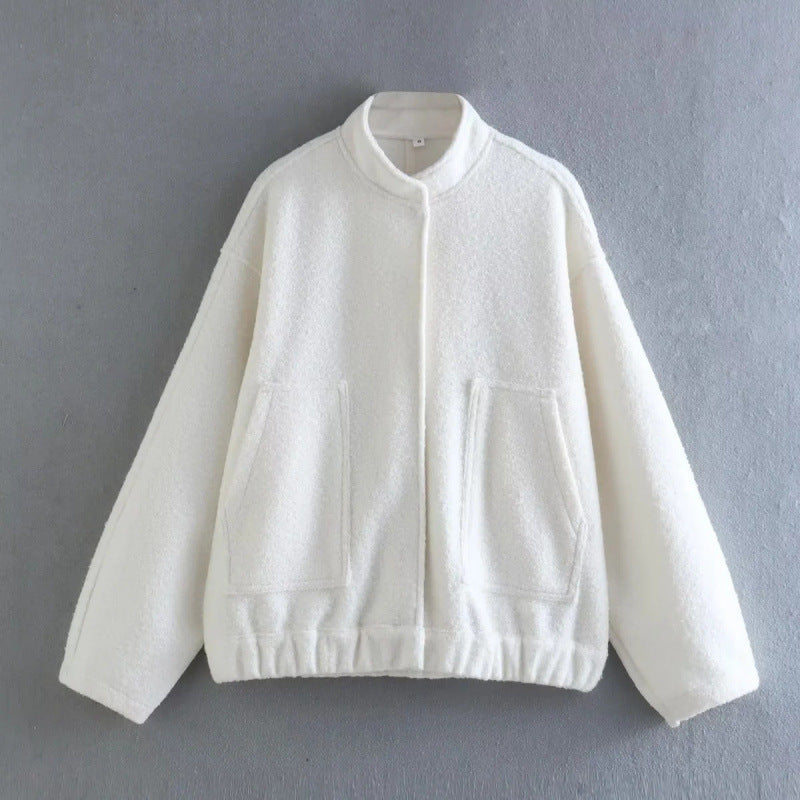 Cool oversized wool blend jacket Women Amarae