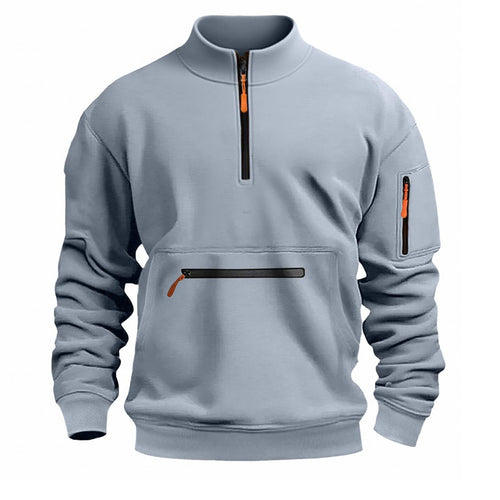 Men's functional sweatshirt with zipper Amarae