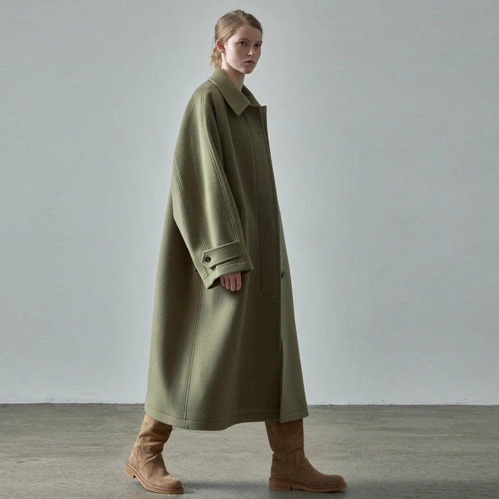 Manteau en laine surdimensionné pour femmes Chic & Stil