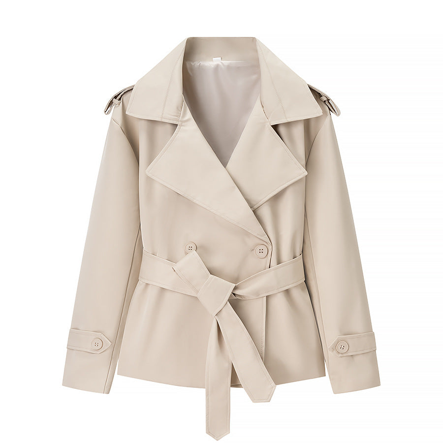 Manteau trench élégant et moderne pour femme avec ceinture Chic & Stil