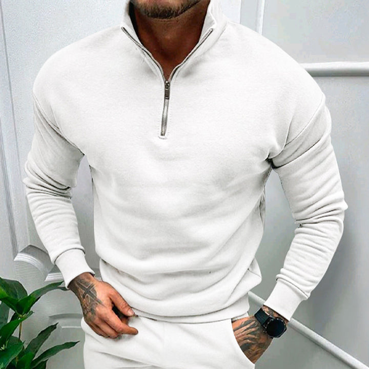Men's sweatshirt with high collar and zip Amarae