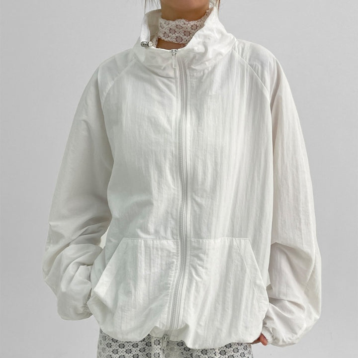 Veste fonctionnelle décontractée pour femmes avec col haut Chic & Stil