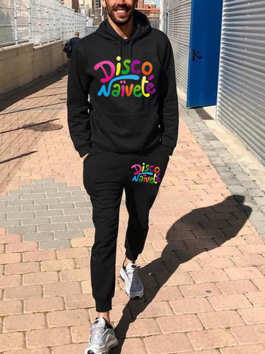 Women's hoodie and jogger set with bright inscription Amarae