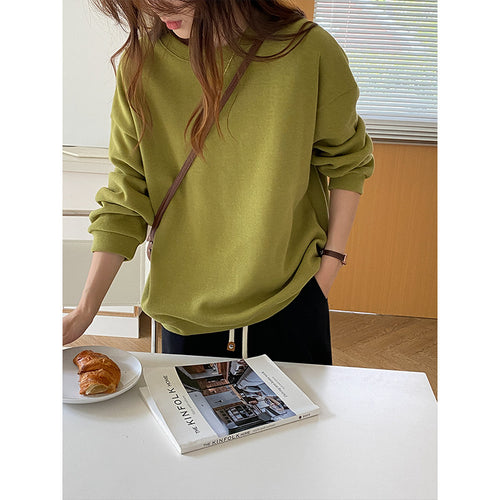 Ladies oversized sweatshirt with raglan sleeves Chic & Stil