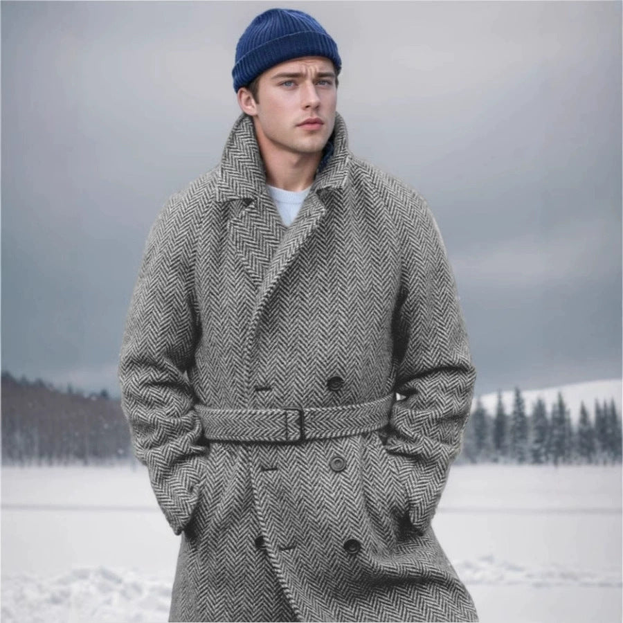 Elegant and warm wool coat for men Lune London