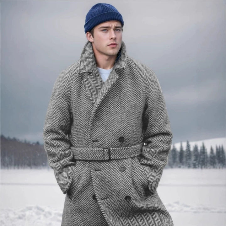Elegant and warm wool coat for men Lune London