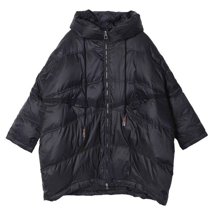 Ladies Oversized Down Jacket with practical pockets and high collar Amarae