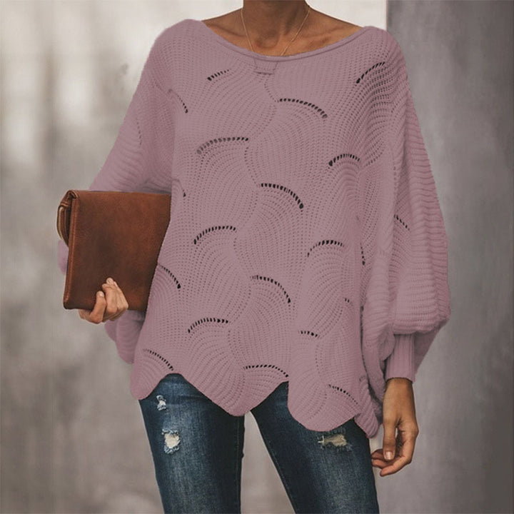 Ladies Elegant Knit Top with Relaxed Fit and Airy Knits Lune London