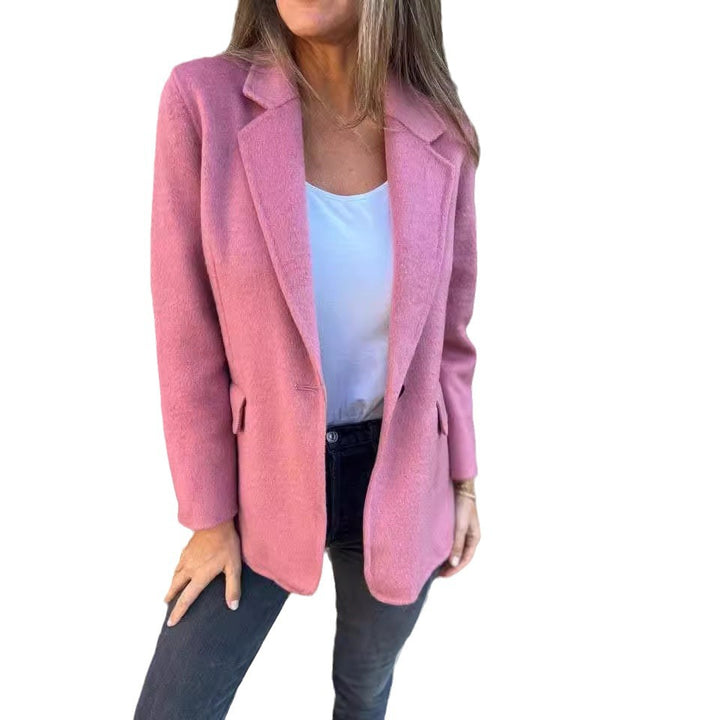 Fashionable women's blazer in soft fabric with elegant details Lune London