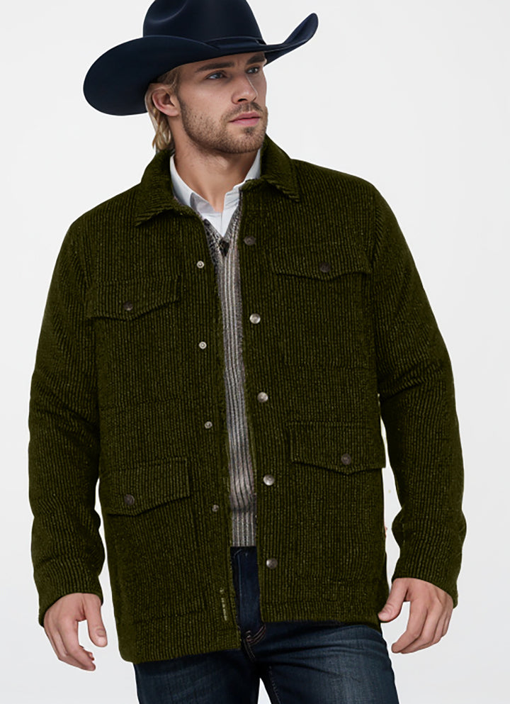 Casual Chic Utility Jacket for Men