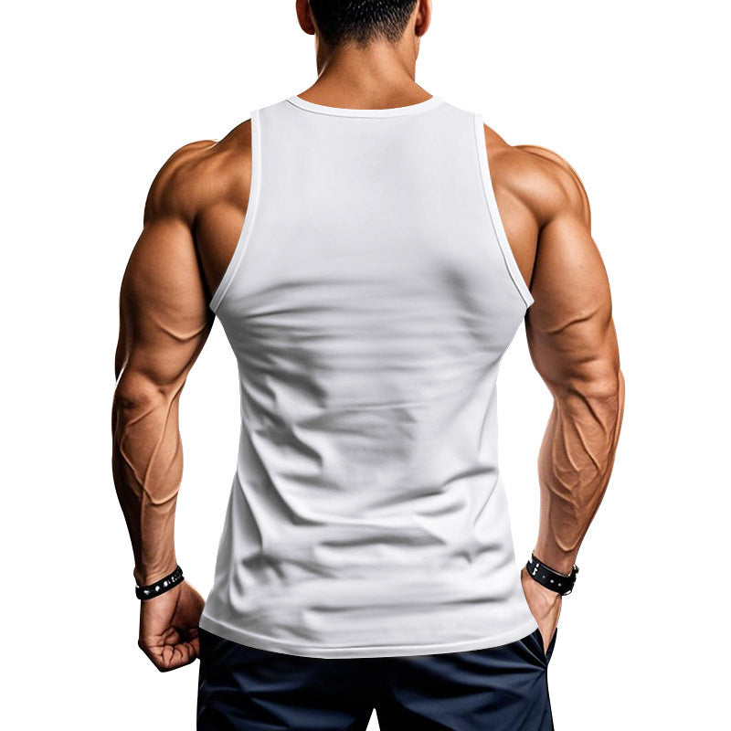 Men's training tank top in breathable functional material Amarae
