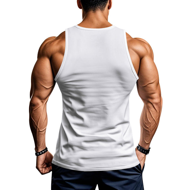 Men's training tank top in breathable functional material Amarae