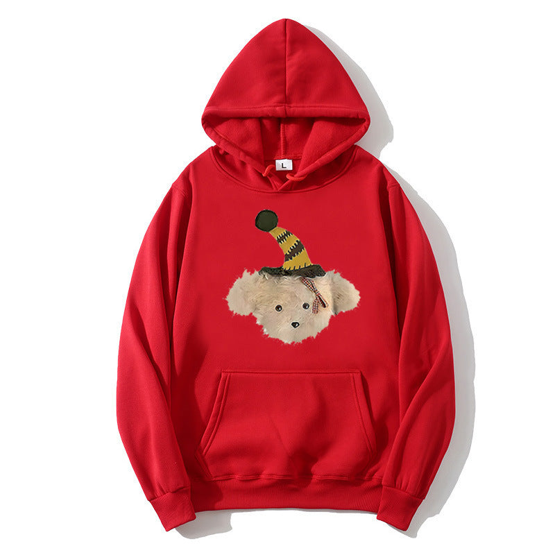 Women's hoodie with playful dog motif Chic & Stil