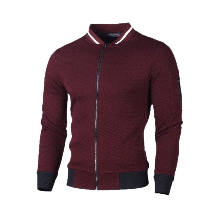 Lightweight sporty jacket for men with zipper and contrasting details Lune London