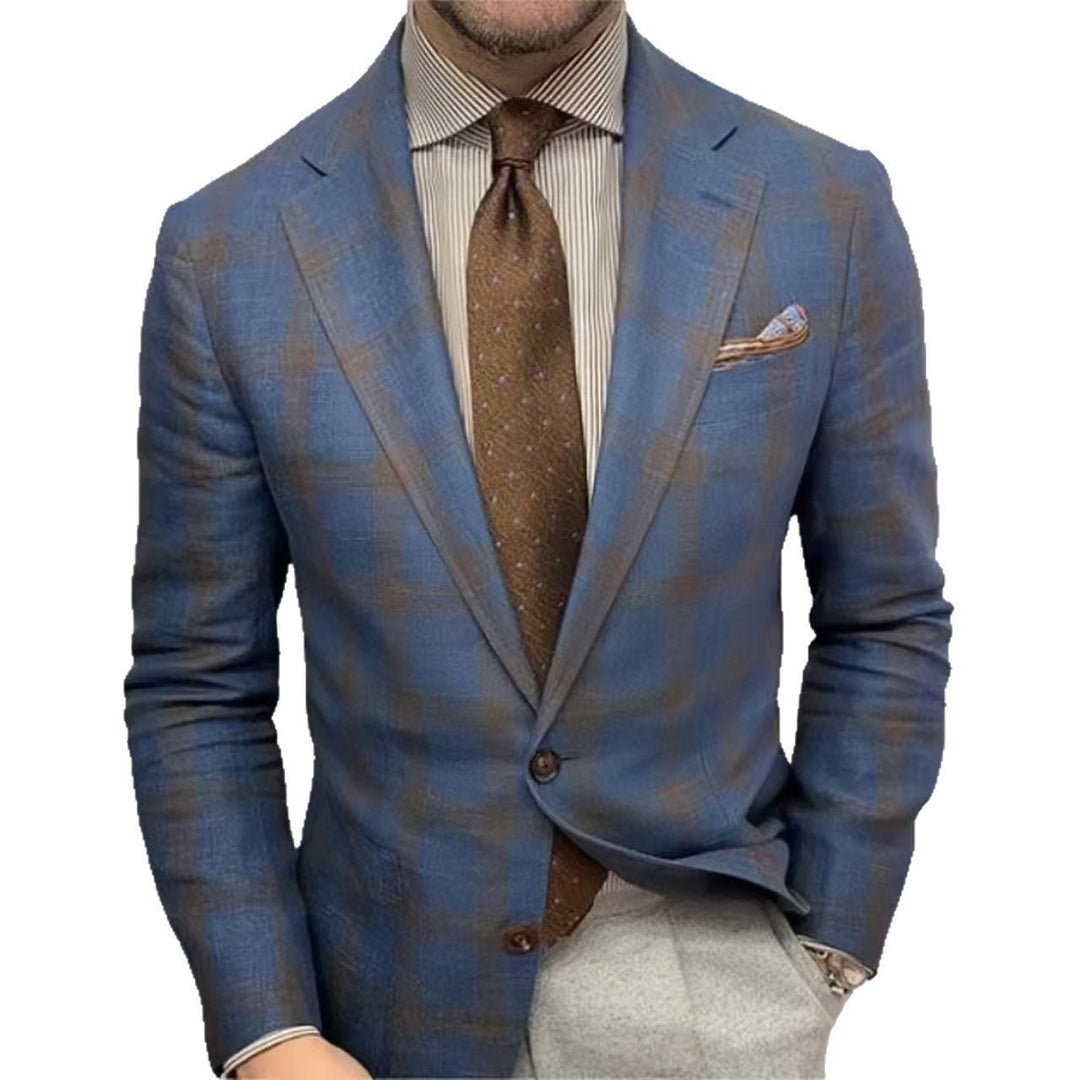 Elegant checked blazer for men Lune London
