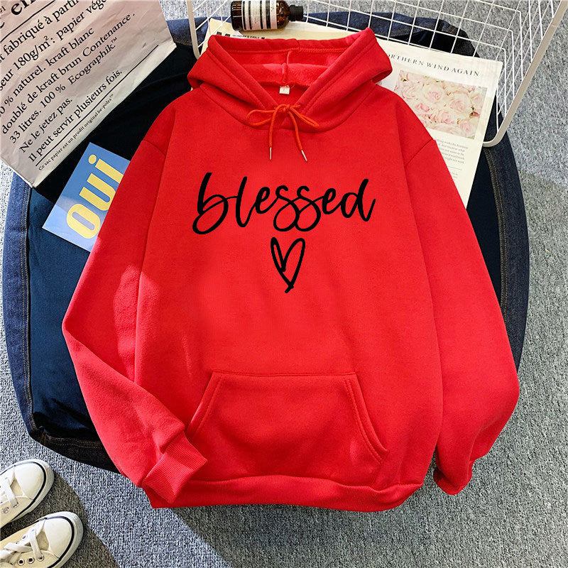 Women's comfortable hoodie with inspiring print Chic & Stil