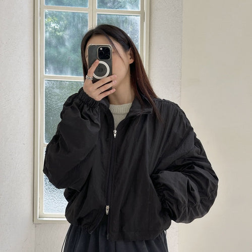 Women's trendy cropped transitional jacket Chic & Stil