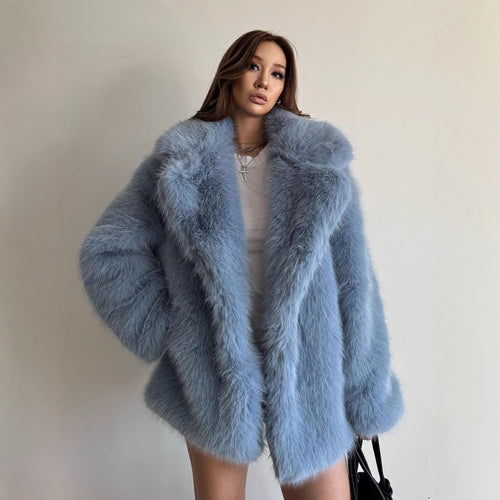 Ladies Luxury Faux Fur Jacket Amarae