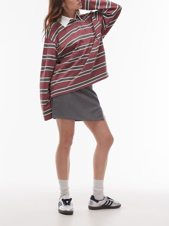 Loose striped casual sweater for ladies Lune London