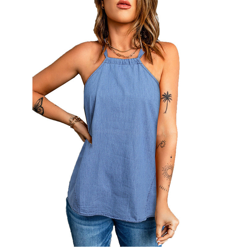Women's lightweight summer top with spaghetti straps Amarae
