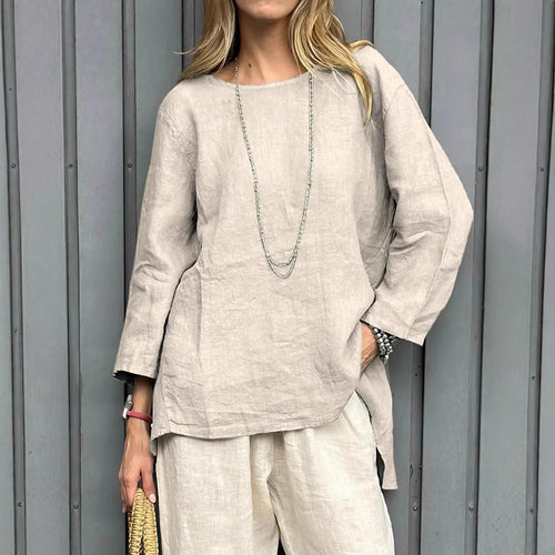 Ladies linen top Amarae