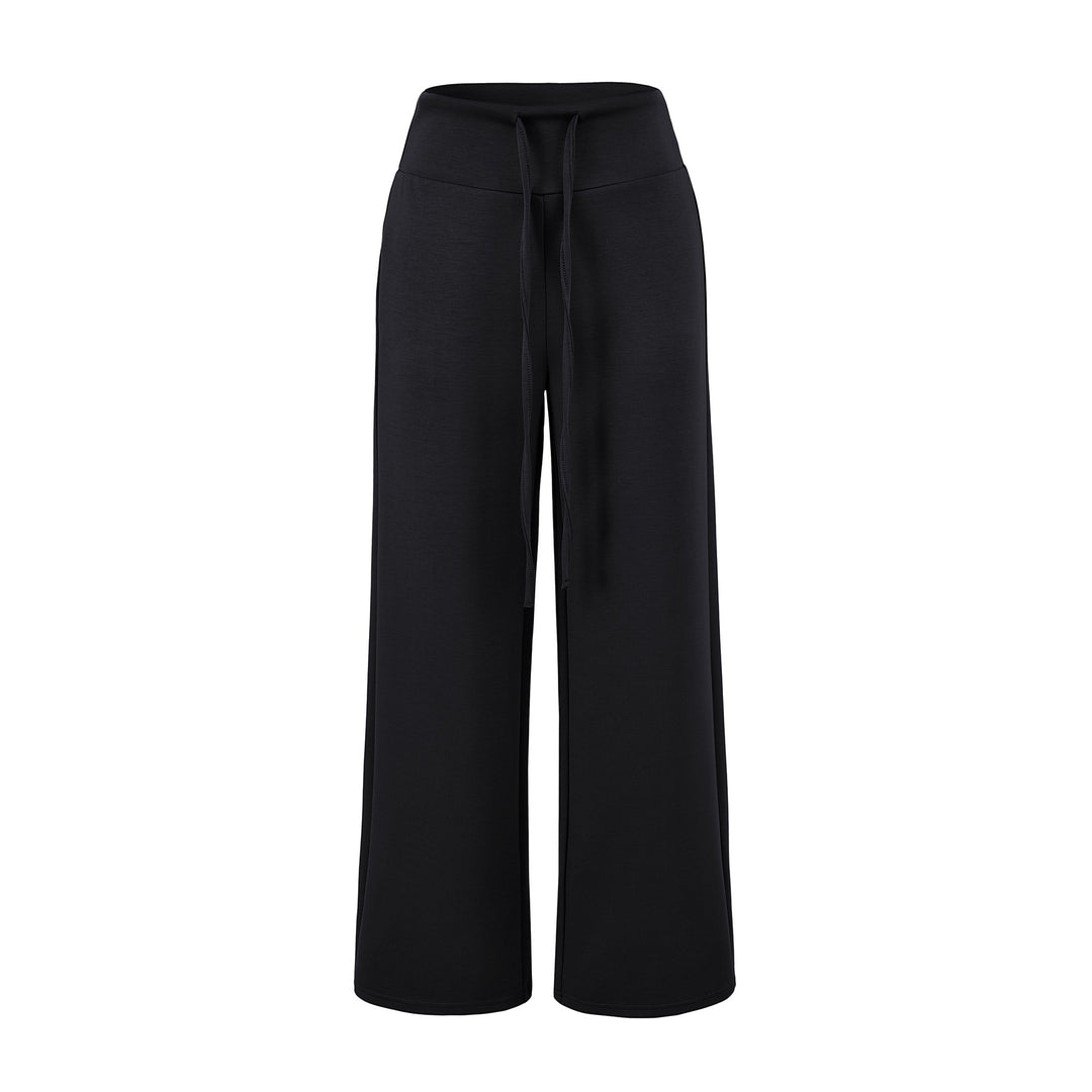 Women's Culotte Lounge Pants with High Comfort Waistband and Drawstring