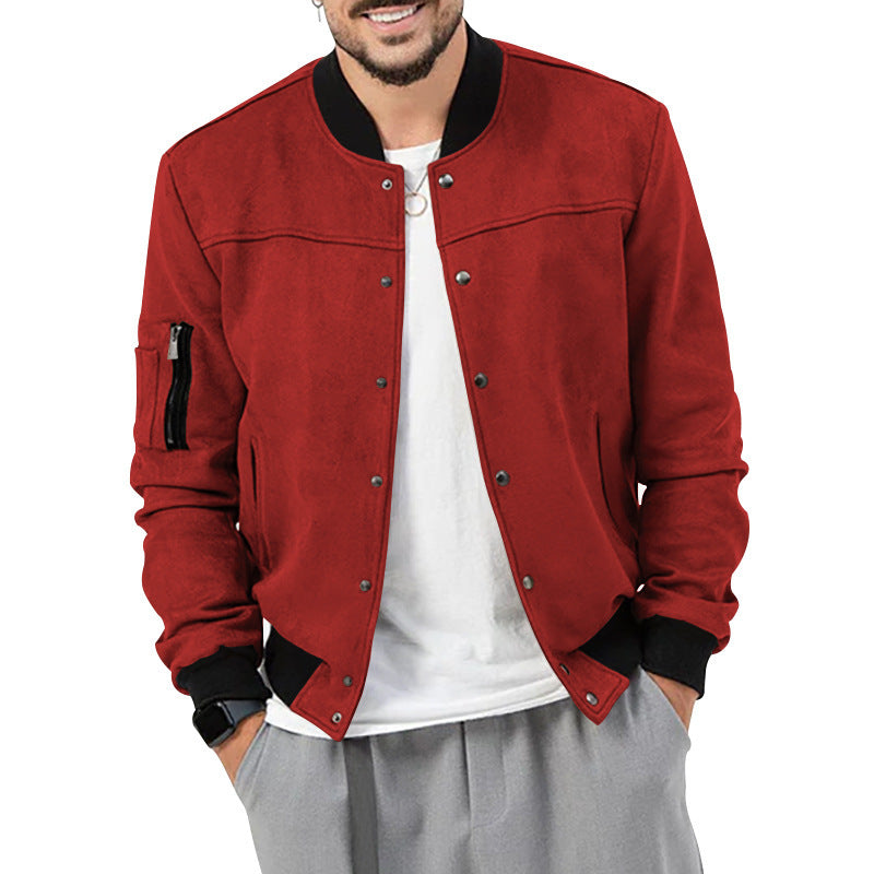 Sporty bomber jacket for men with practical pockets Lune London