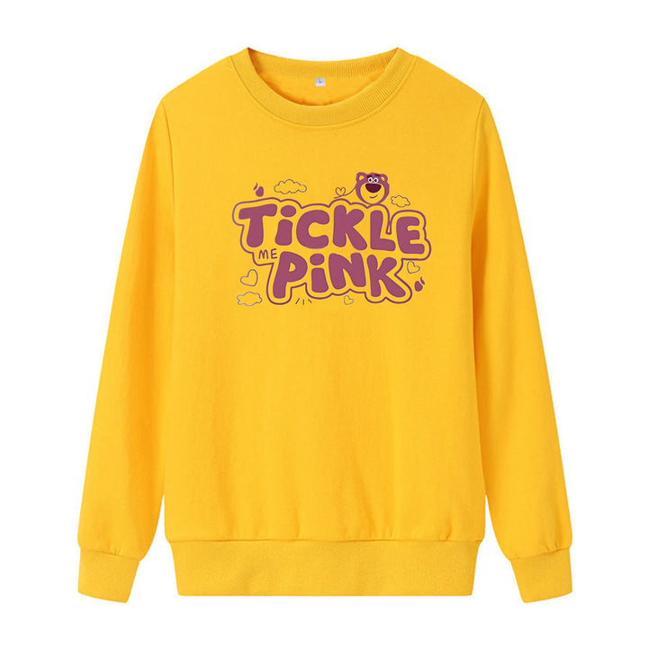 Women's sweatshirt in casual design with cheerful print Chic & Stil