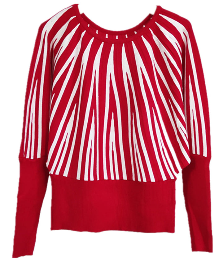 Women's sweater with a modern striped pattern and a relaxed fit Lune London