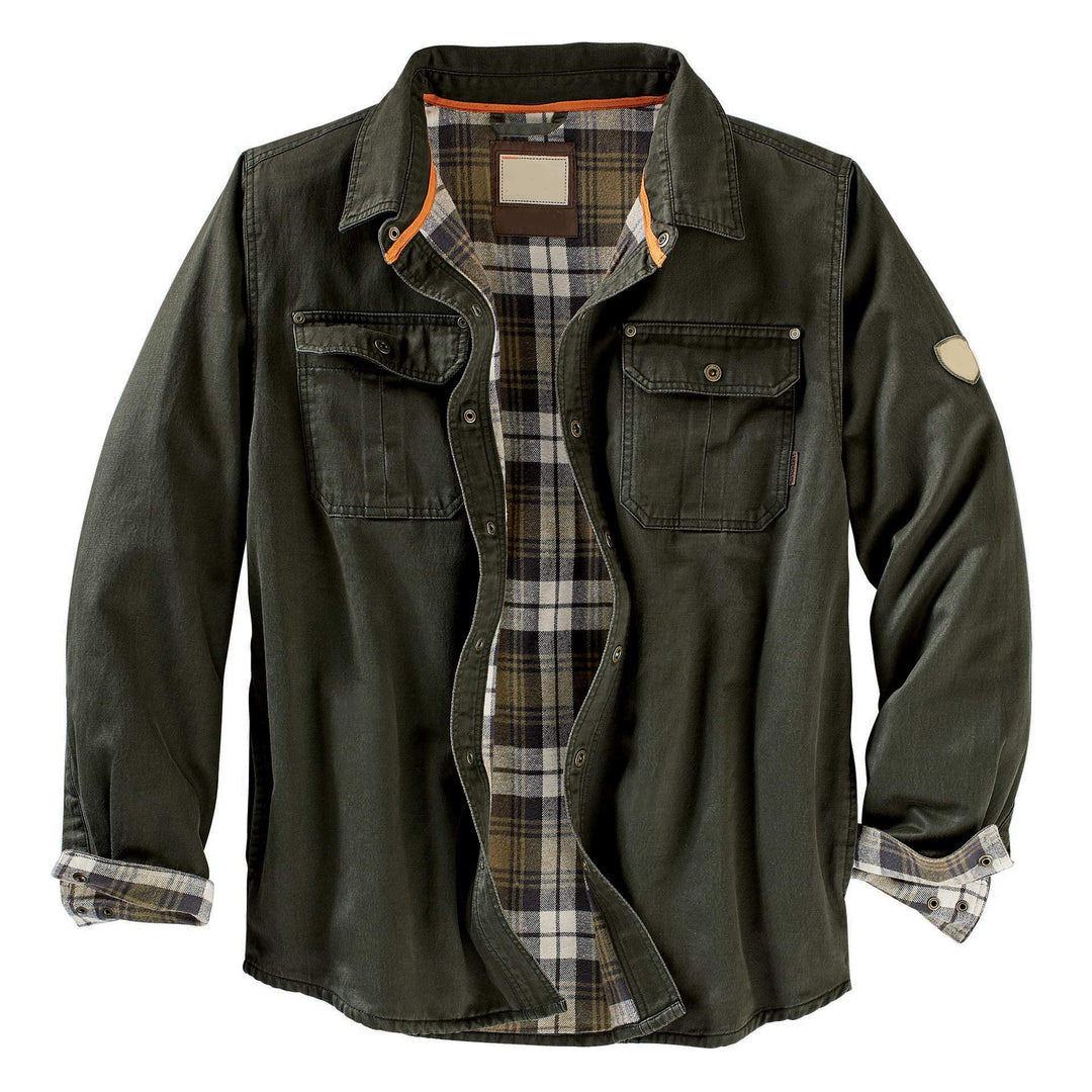 Casual shirts for men with a plaid design featuring practical pockets Lune London
