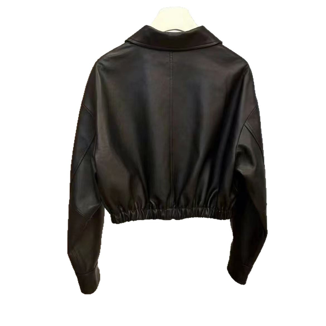 Veste en cuir élégante pour femme Chic & Stil