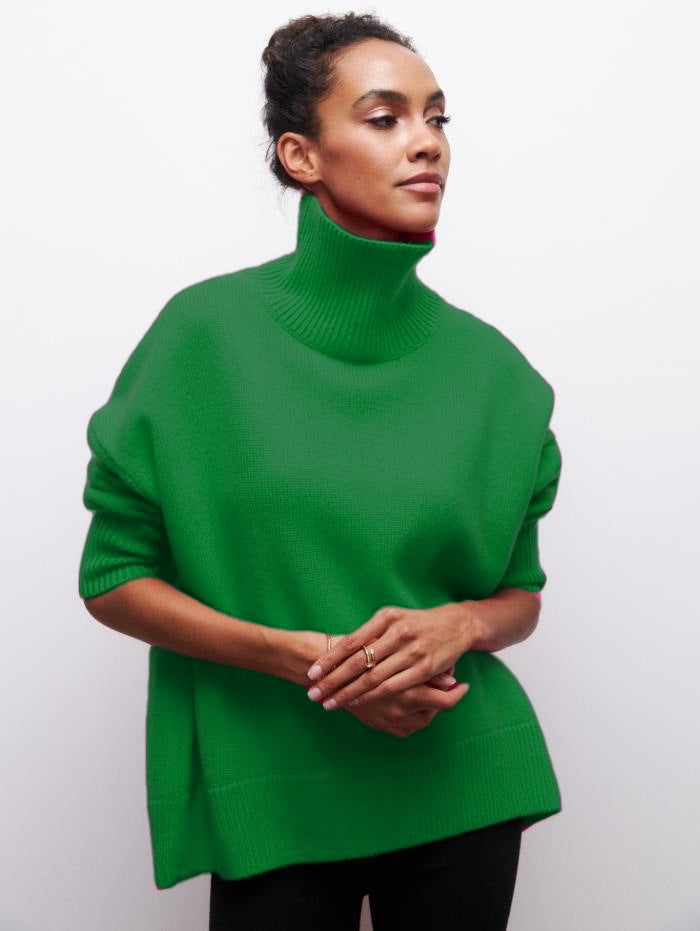 Women's Cozy Turtleneck Sweater Lune London