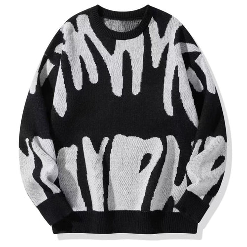Ladies Oversized Sweater with Exciting Pattern Amarae