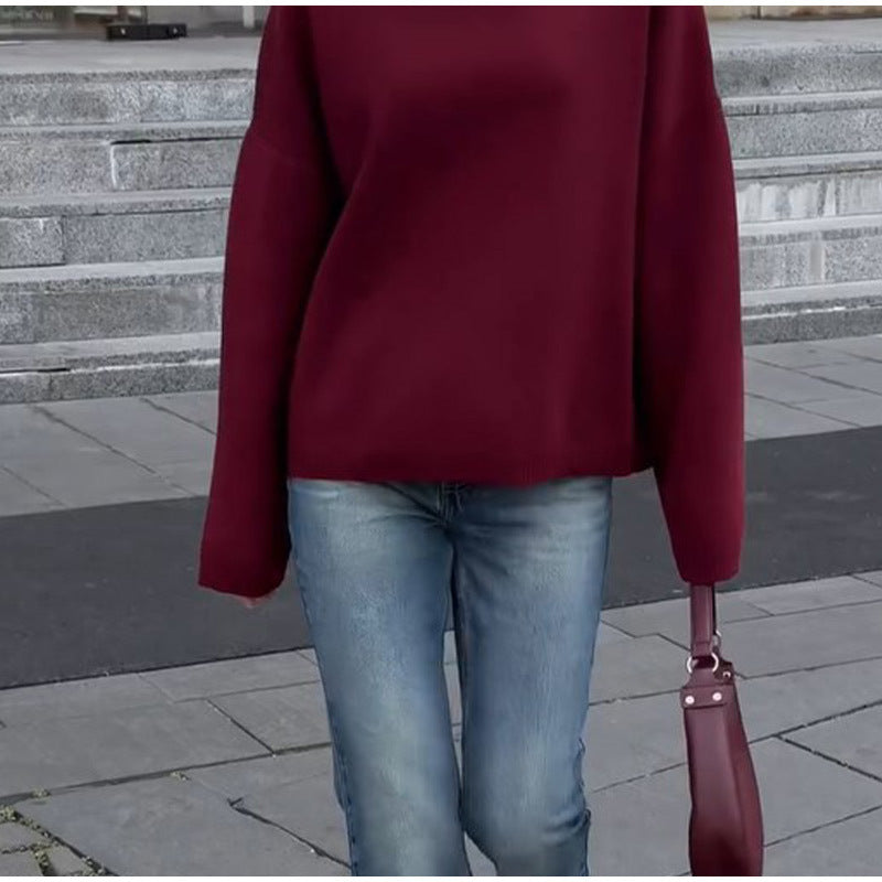 Fashionable oversized women's sweater with a relaxed fit and soft material Lune London