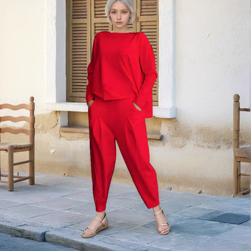 Sport leisure set for women with a soft material and a loose fit Amarae