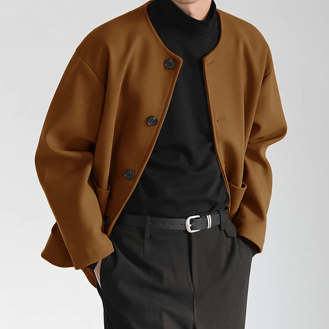 Women's transition jacket with practical pockets and button closure Lune London