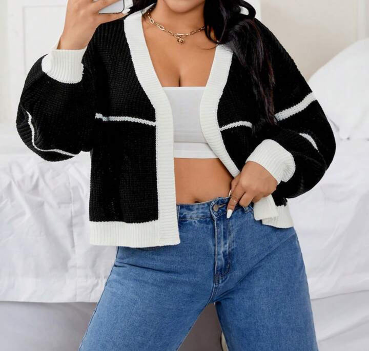 Ladies casual knit cardigan Lune London