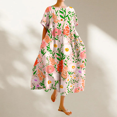 Amarae Plus Size Floral Maxi Dress