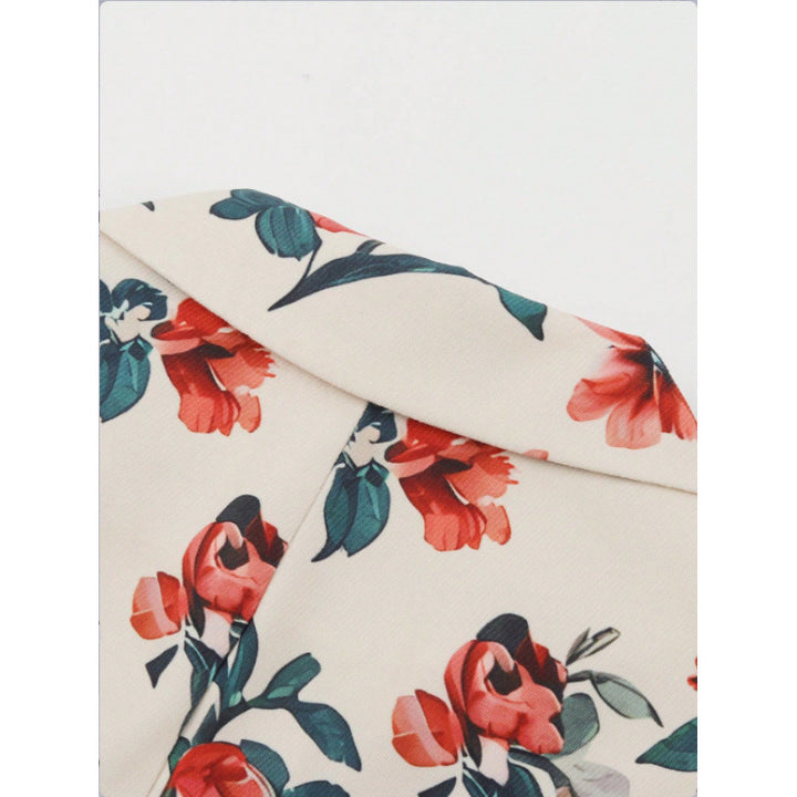Women's jacket with floral patterns and modern cut Lune London