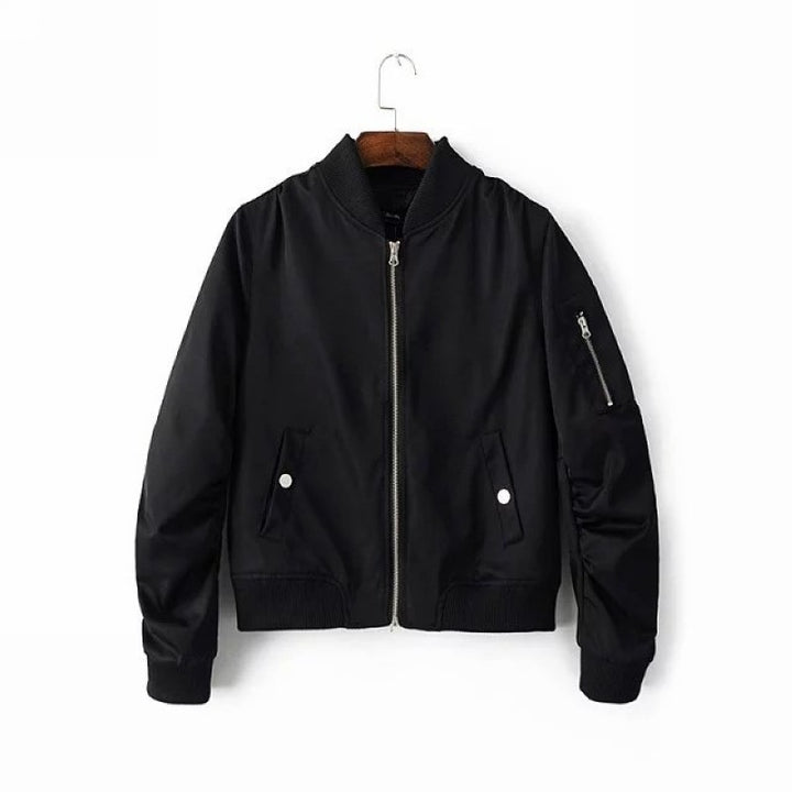 Women's bomber jacket with practical pockets and sporty fit Lune London