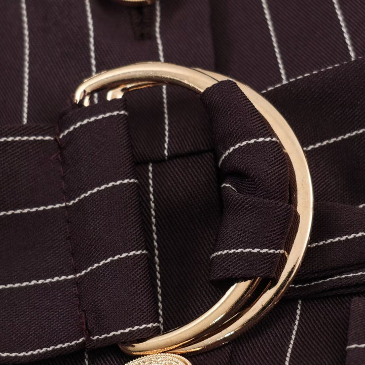 Women’s shirt dress in pinstripe look with waist belt Amarae