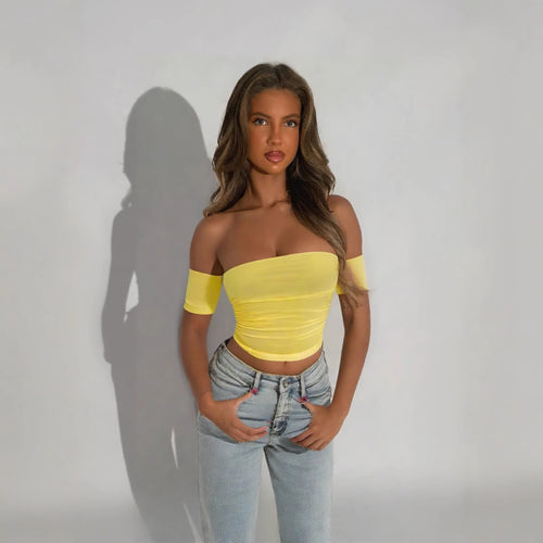 Women Off-Shoulder Body with figure-hugging cut Amarae