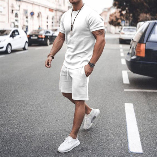 Casual sports set for men in breathable material Amarae