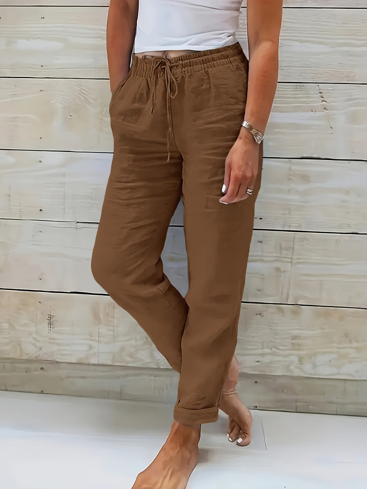 Casual linen pants for women Lune London