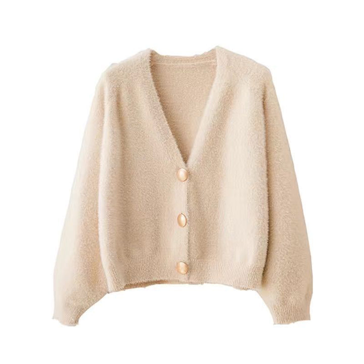 Cardigan confortable pour femmes avec grands boutons Chic & Stil