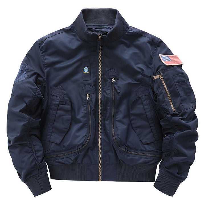 Modern bomber jacket for men with insulated lining and practical pockets Lune London