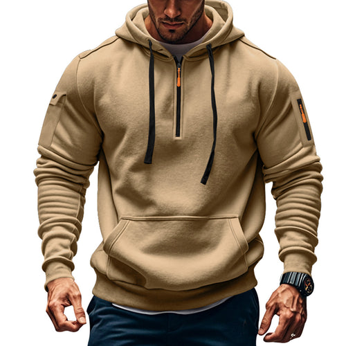 Men's Sport Hoodie with practical zipper and side pockets Amarae